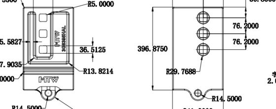 سبيكة مصبوبة نصف سهم 3G6395HAL-X 31 كجم 950H 962H 966G 972G