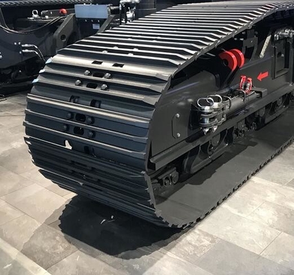 لوحة حذاء جنزير ثلاثية الحواف EX200 17.6 كجم أصفر 25CrMnB