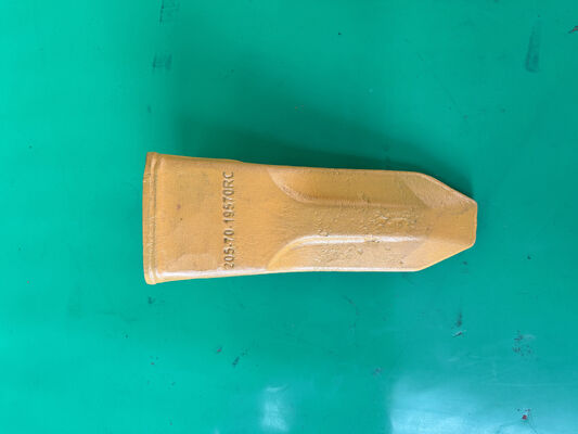 أسنان دلو كوماتسو مزورة 205-70-19570RC للحفر PC200 صخرة شيزل