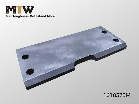 161-8573 لوحة الكعب المثبتة بمسامير DBF 35×254×565 لوحة حماية من تآكل اللودر ذات 4 فتحات