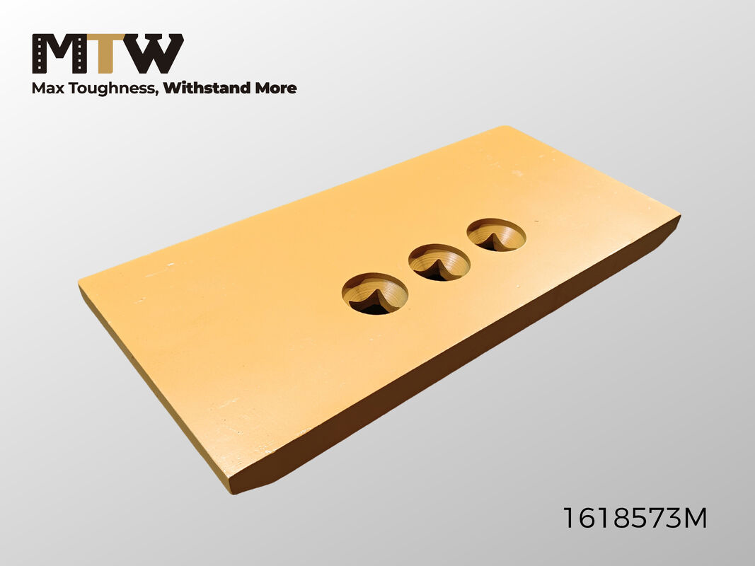 1U0761 حافة القطع المثبتة بمسامير DBF 40×558×263 قطعة حافة اللودر ذات 3 فتحات