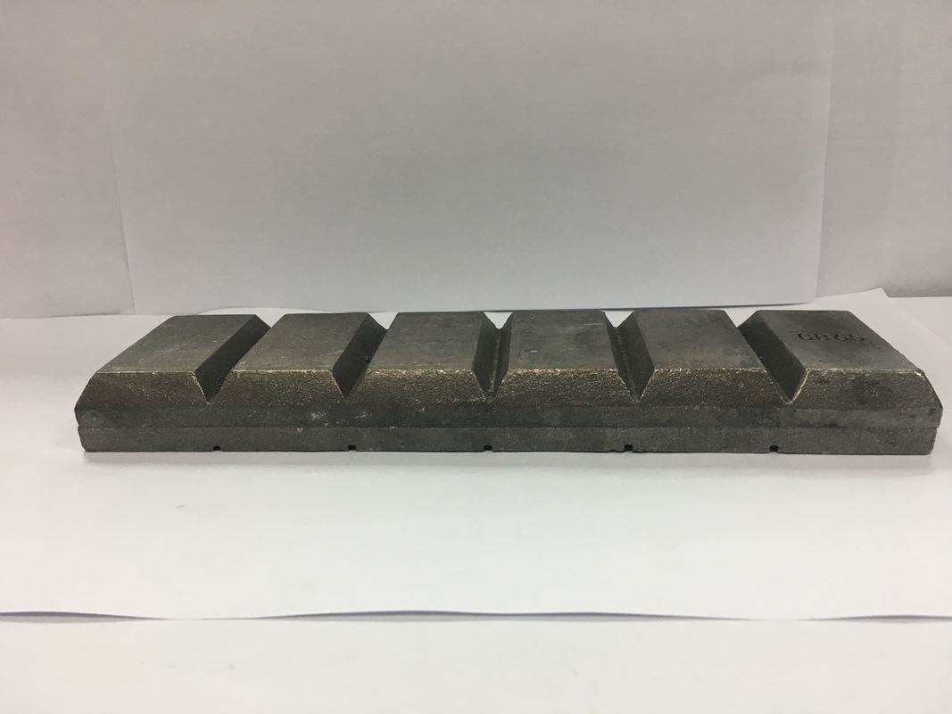 قطعة قطعة الشوكولاتة CB150 240 × 150 × 23 مم مكون حماية من التآكل للمعدات الثقيلة 6 كجم